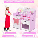 Kids Wooden Kitchen Toy Strawberry Pretend Cooking Playset by LJGDeals