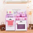 Kids Wooden Kitchen Toy Strawberry Pretend Cooking Playset by LJGDeals