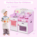 Kids Wooden Kitchen Toy Strawberry Pretend Cooking Playset by LJGDeals