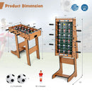 Space Saving Table Football with Durable Handle and 2 Footballs by LJGDeals