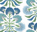 Ready to Ship, 24x24 Tybee Tree Pillow Cover in Blue Green, Thibaut Pillows
