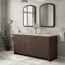 James Martin Gracyn 72" Double Bathroom Vanity, Sable