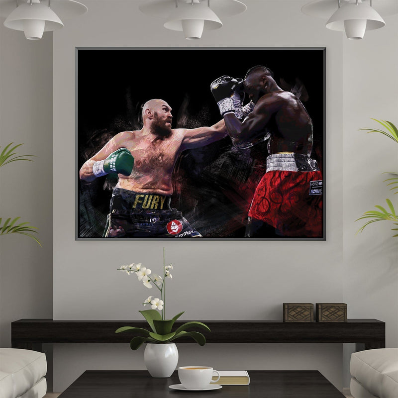 Tyson vs Wilder Canvas