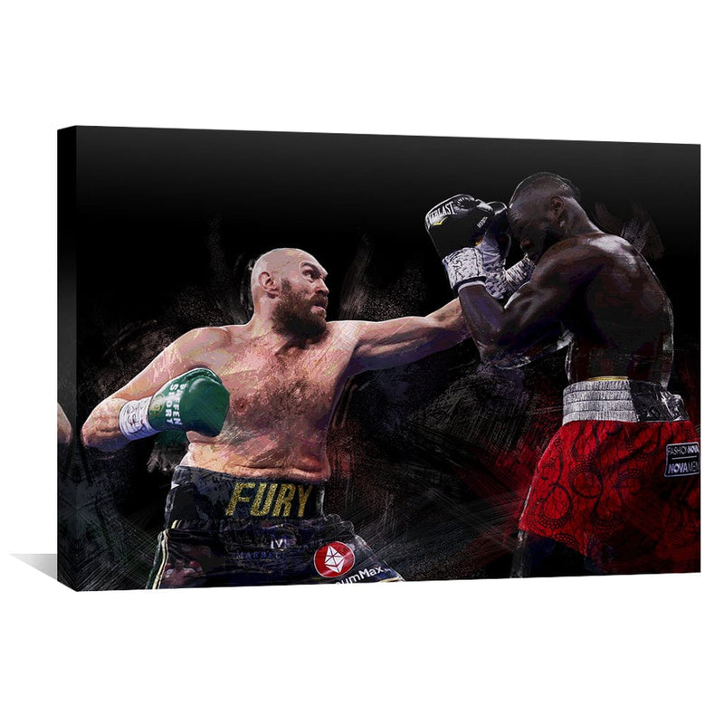 Tyson vs Wilder Canvas