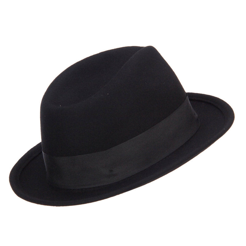 Men's Wool Felt Upbrim Fedora