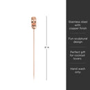 Pacific Tiki Cocktail Picks in Copper Set of 4 by Viski