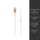 Pacific Tiki Cocktail Picks in Copper Set of 4