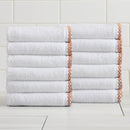 Cotton Border-Stitched 6-Piece Towel Set - Valery Collection by Great Bay Home