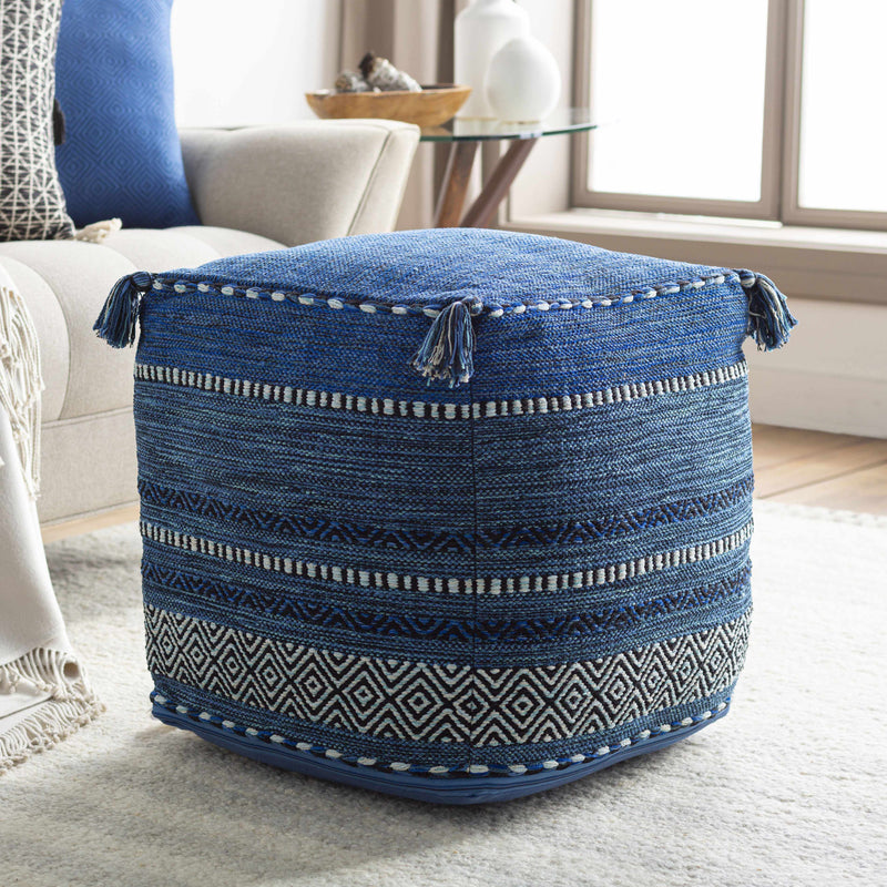 Hinterbruhl Navy Pouf