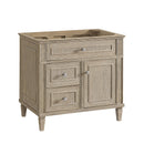 James Martin Lorelai 36" Single Bathroom Vanity, Whitewashed Oak