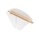 Magnetic Coffee Filter Case - Size 04 - Steel + Wood by Yamazaki Home