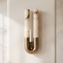 U-Shape Alabaster Arch Wall Sconce