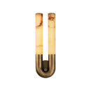 U-Shape Alabaster Arch Wall Sconce