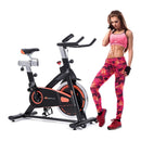Indoor Fixed Aerobic Fitness Exercise Bicycle with Flywheel and LCD Display by LJGDeals