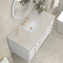 James Martin Myrrin 48" Single Bathroom Vanity, Bright White