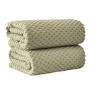 Cotton Diamond Waffle Weave Bath Towel Set - Grayson Collection by Great Bay Home