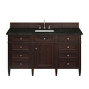 James Martin Brittany 60" Single Bathroom Vanity, Burnished Mahogany