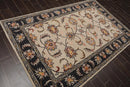 5' x 8' Handmade 100% Wool Traditional Oriental Area Rug Beige