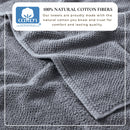 Cotton Textured Bath Towel Set - Acacia Collection by Great Bay Home