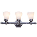 3-Light LED Vanity Fixture 24 Inch Polished Chrome by DirectDeals
