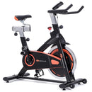 Indoor Fixed Aerobic Fitness Exercise Bicycle with Flywheel and LCD Display by LJGDeals