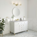 James Martin Chicago 48" Single Bathroom Vanity, Glossy White
