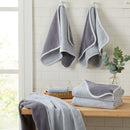 4 Pack Two-Toned Hand Towel - Vanessa Collection by Great Bay Home
