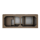 James Martin Portland 60" Double Bathroom Vanity, Whitewashed Walnut