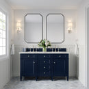James Martin Brittany 60" Double Bathroom Vanity, Victory Blue