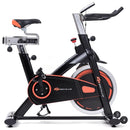 Indoor Fixed Aerobic Fitness Exercise Bicycle with Flywheel and LCD Display by LJGDeals