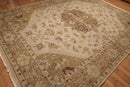 9' x 12' Hand knotted  Traditional Reversible wool Area rug 9x12 Mustard