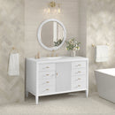James Martin Myrrin 48" Single Bathroom Vanity, Bright White