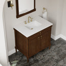 James Martin Kinnsden 36" Single Bathroom Vanity, Sable Oak