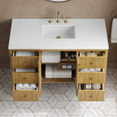 James Martin Hudson 48" Single Bathroom Vanity, Light Natural Oak