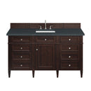 James Martin Brittany 60" Single Bathroom Vanity, Burnished Mahogany