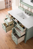 James Martin Brittany 48" Single Bathroom Vanity, Sage Green