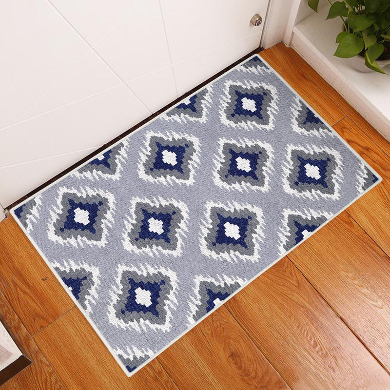 Sussexhome Tetra Multi Collection 2 x 3 Foot Heavy Duty Low Pile  Landing Rug Runner