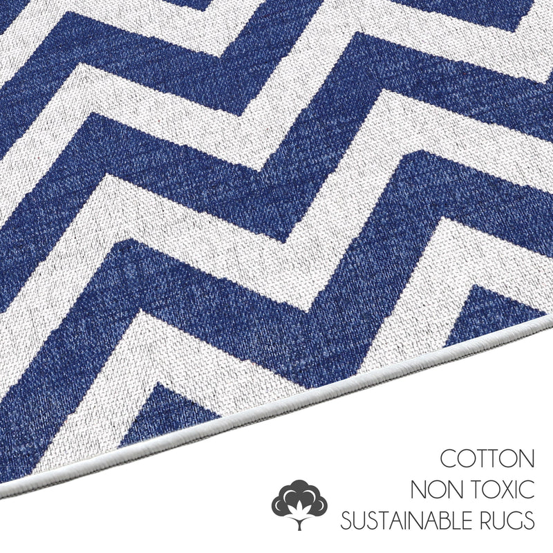 Sussexhome Traverse Collection 2 x 3 Foot Heavy Duty Low Pile  Landing Rug Runner