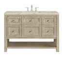 James Martin Breckenridge 48" Single Bathroom Vanity, Whitewashed Oak
