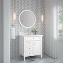 James Martin Brittany 30" Single Bathroom Vanity, Bright White
