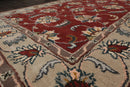 5' x 8' Handmade 100% Wool Traditional Oriental Area Rug Plum