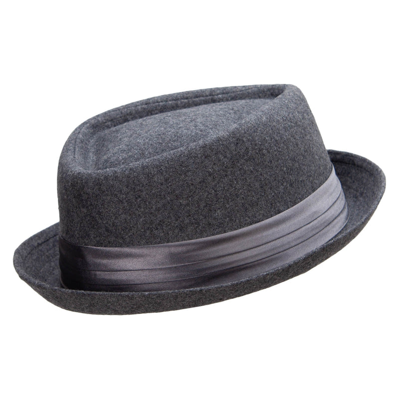 Wool Upbrim Pork Pie Fedora for Men
