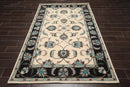 5' x 8' Handmade 100% Wool Traditional Oriental Area Rug Ivory