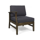 Perla 3 Seater Sofa and Table Set, Dark by HouseOfZazla
