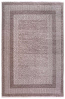 Alfa Rich Light Gray Area Rugs for Living Room Bedroom Decor Cotton Washable Pet Friendly