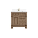 James Martin Brookfield 36" Single Bathroom Vanity, Pecan