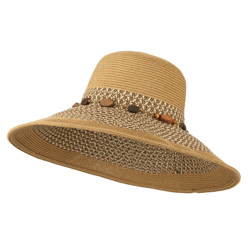 UPF 50+ Tweed Braid Bead Hat
