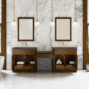 James Martin Bellshire 96" Double Bathroom Vanity, Honey Oak