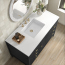 James Martin Myrrin 48" Single Bathroom Vanity, Carbon Oak