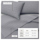 100% Cotton Honeycomb Waffle Garment Washed Quilt Set - Genevieve Collection by Great Bay Home